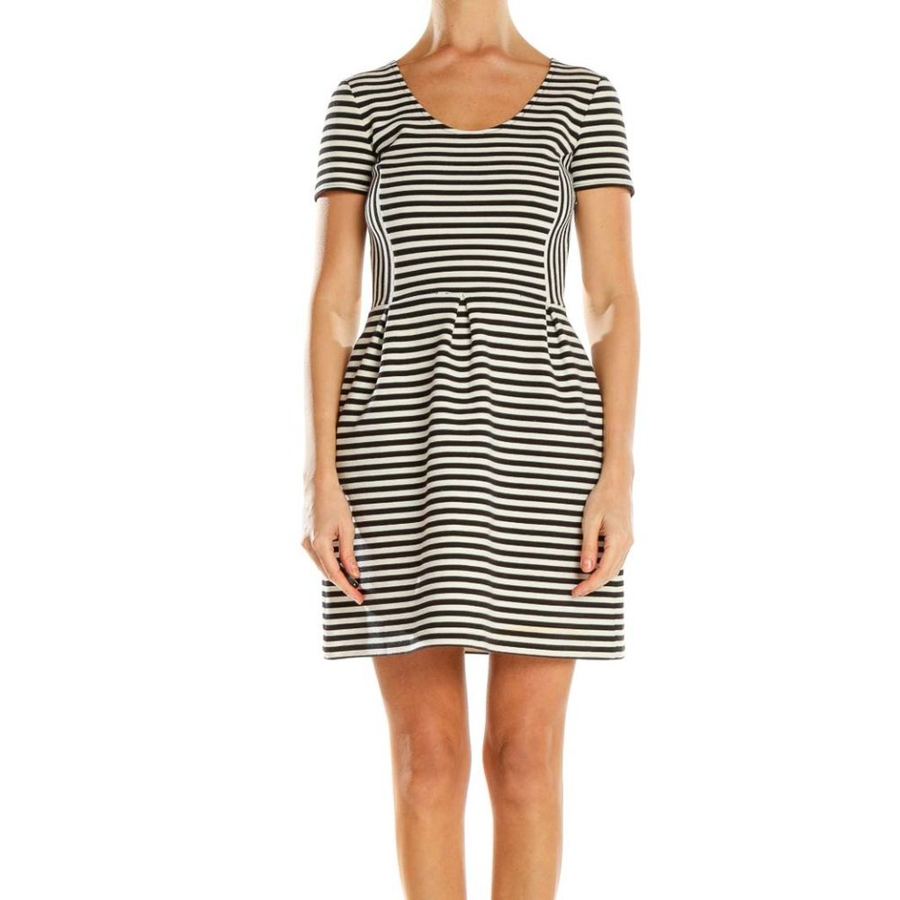 J. Crew Factory - Ponte Knit Fit & Flare Dress